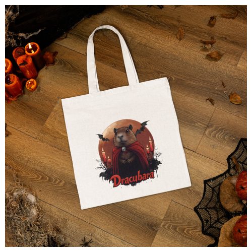 Cuki capybara dracula ruhaban drakula halloween vaszonszatyor taska